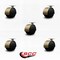 Service Caster 2'' Floor Safe Antique Hooded Twin Wheel Caster Top Plate, 5PK SCC-TP02S50D-NYU-WA-5 - alternate 2